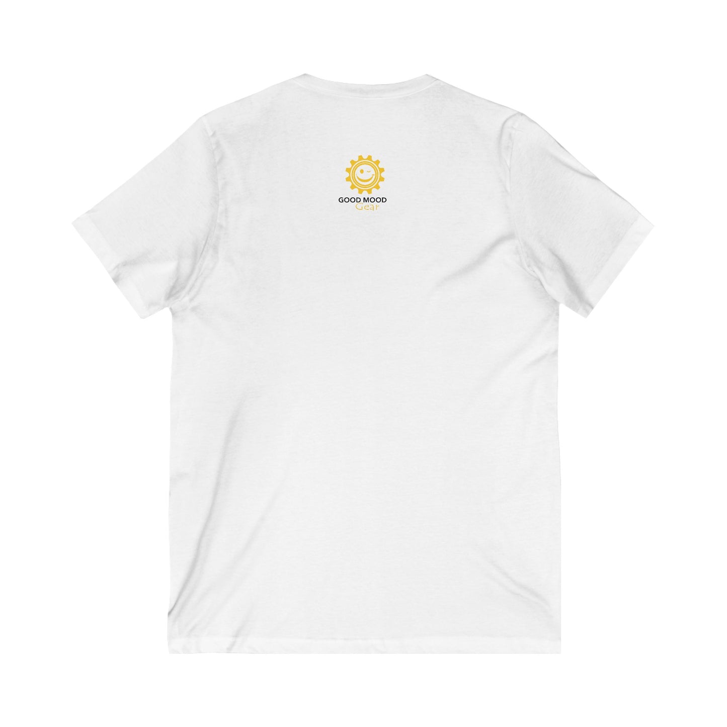 V-Neck Tee - Smile A Lot Cheerful Saying