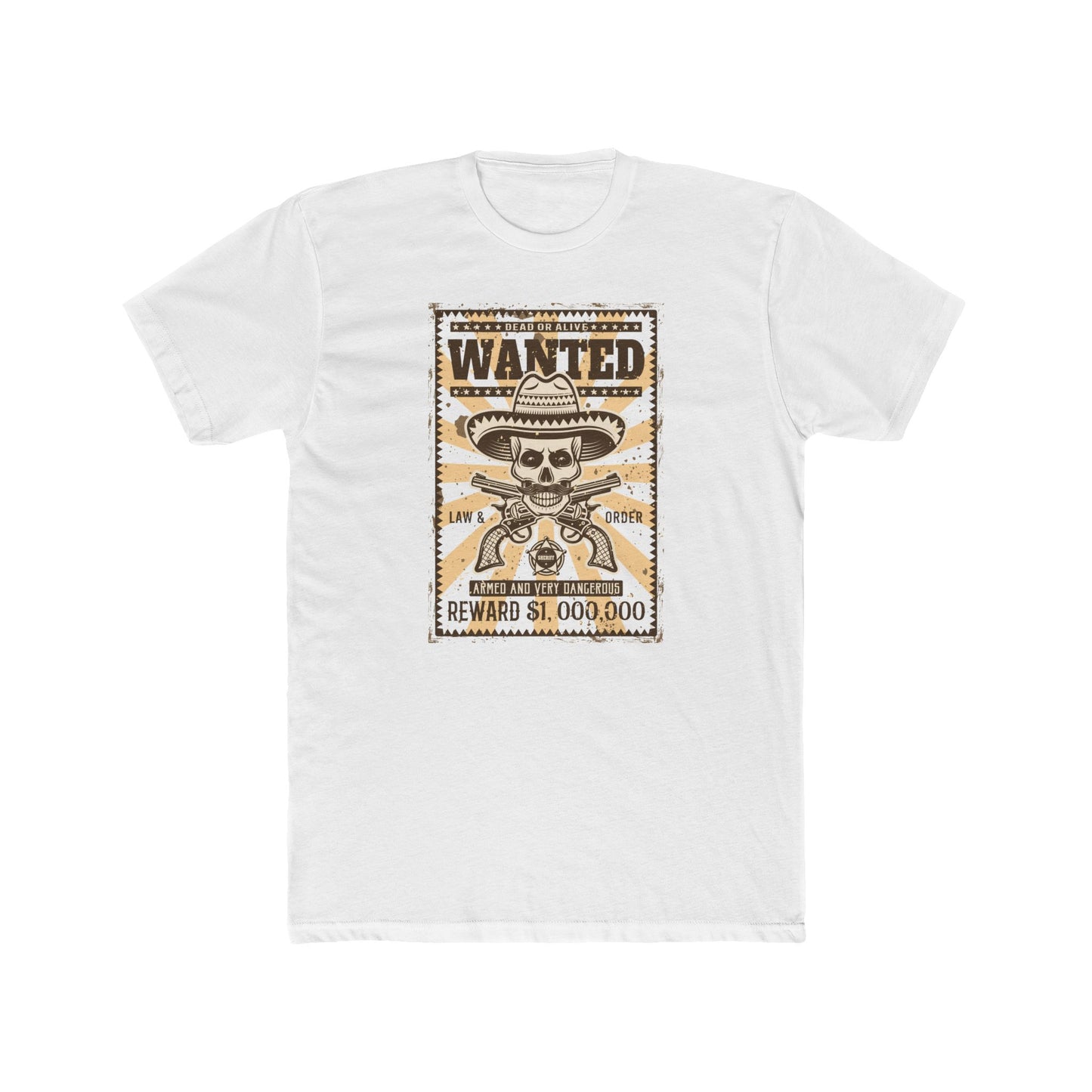 Wanted Dead or Alive Vintage Wanted Poster Tee