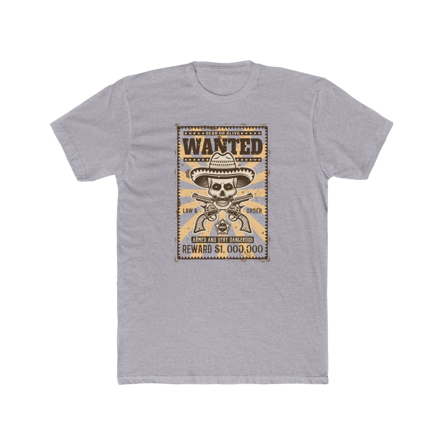 Wanted Dead or Alive Vintage Wanted Poster Tee