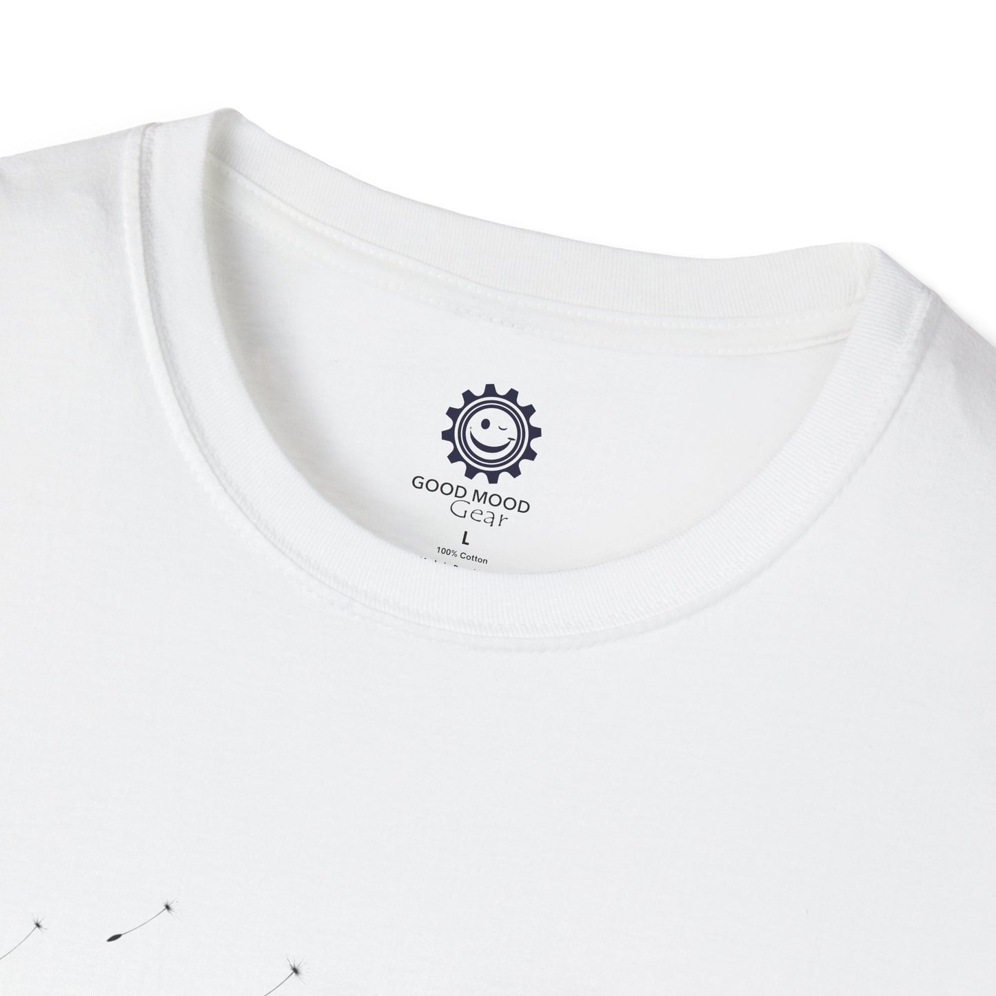 Breathe Graphic T-Shirt — Minimal Monochrome Comfort