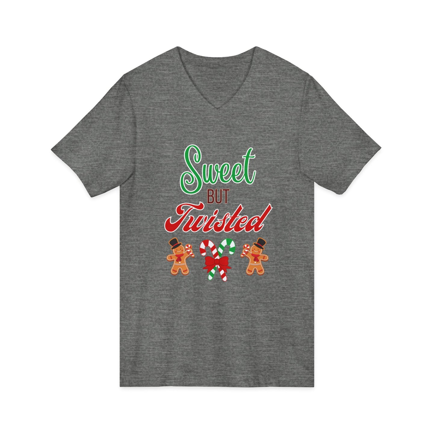 Sweet But Twisted Christmas V-Neck Tee