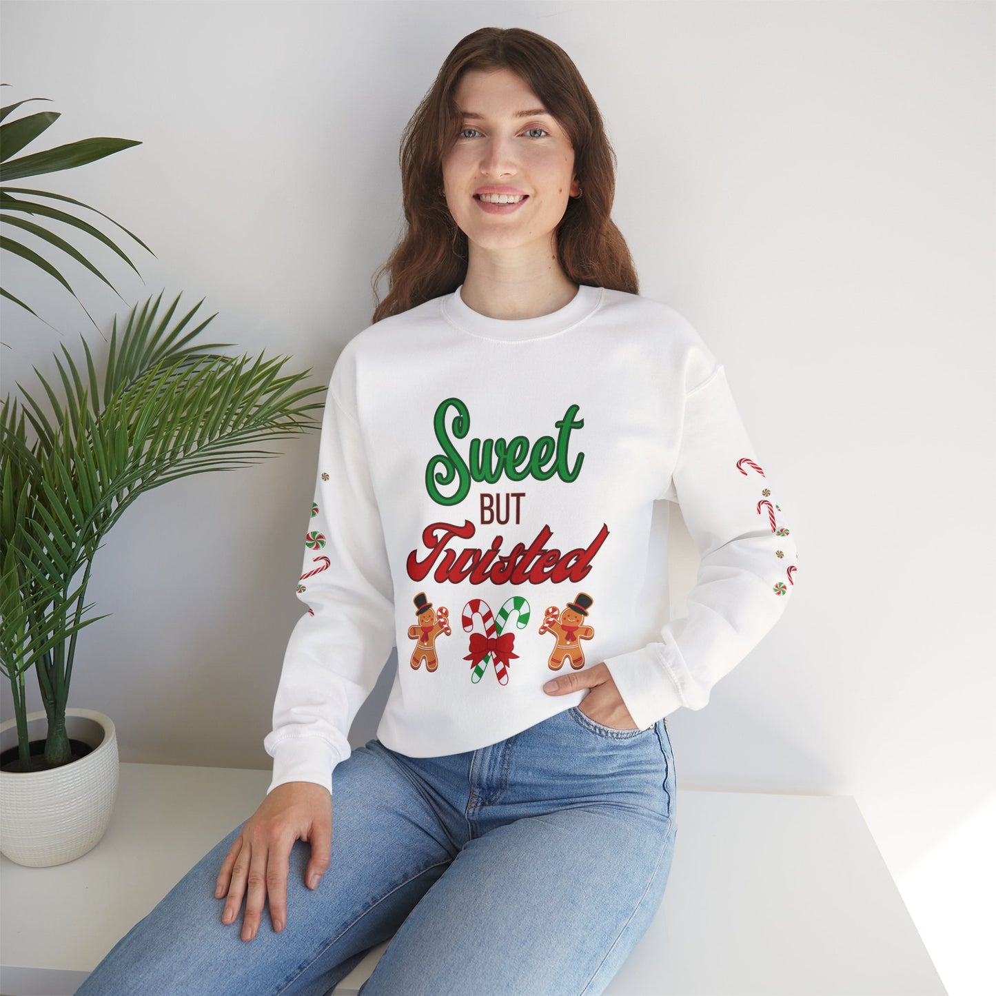 Sweet But Twisted — Christmas Crewneck Sweatshirt