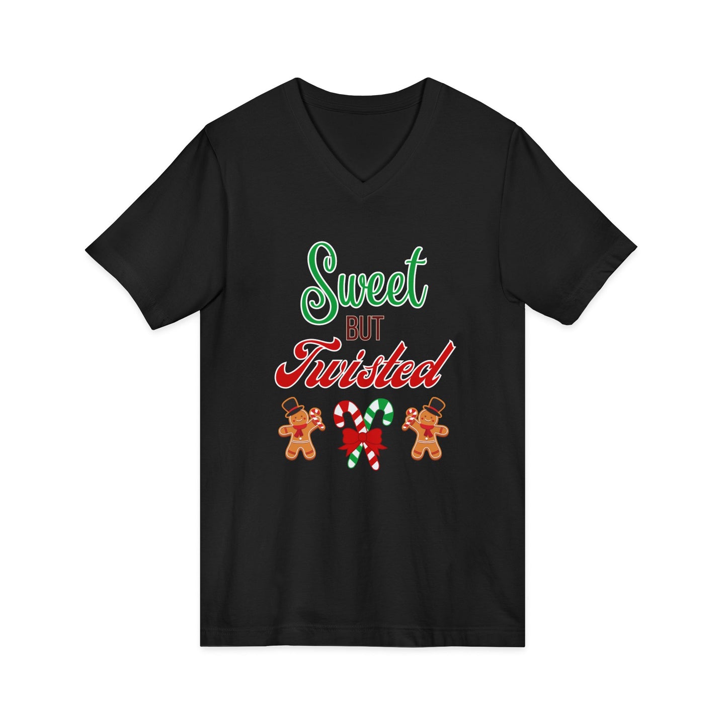 Sweet But Twisted Christmas V-Neck Tee