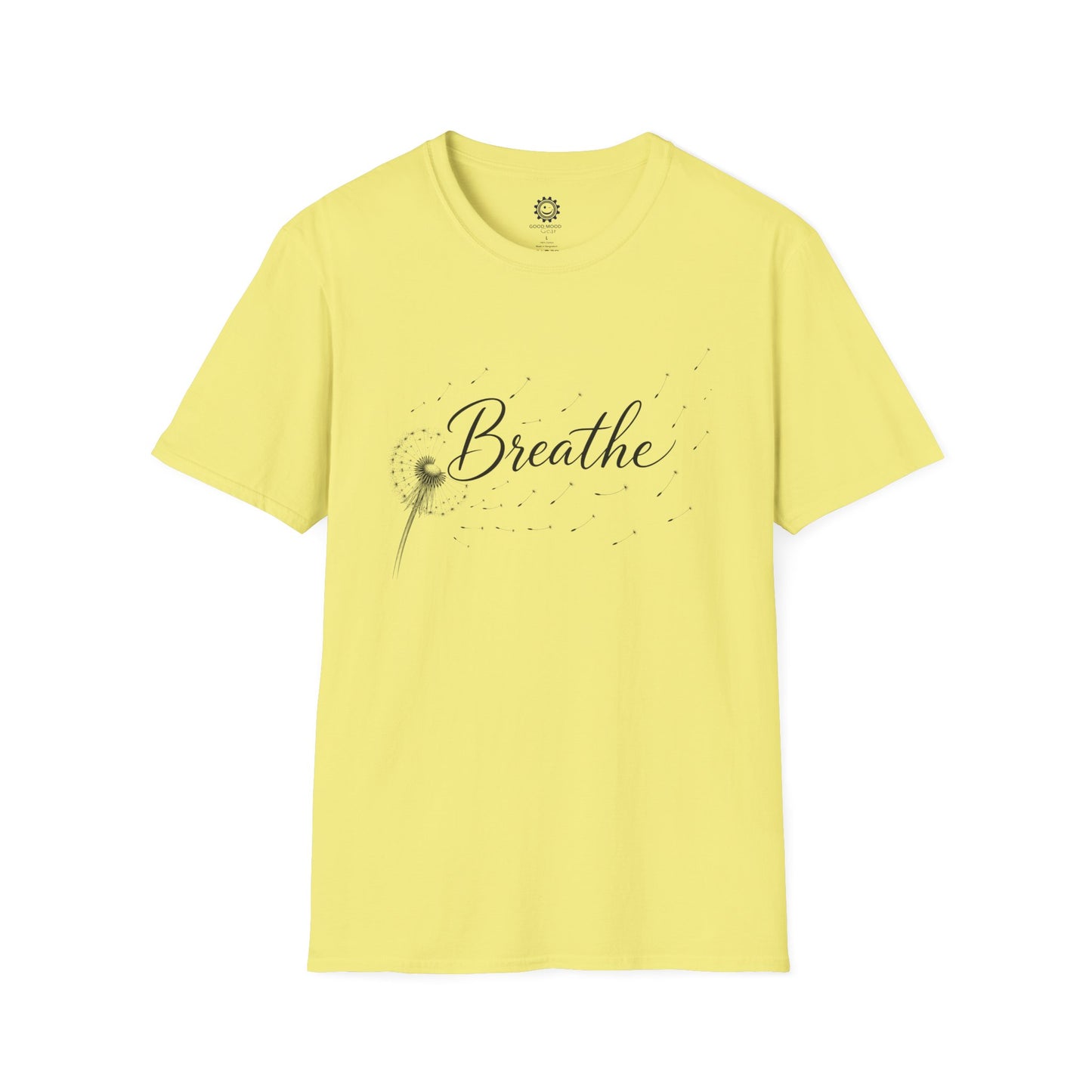 Breathe Graphic T-Shirt — Minimal Monochrome Comfort