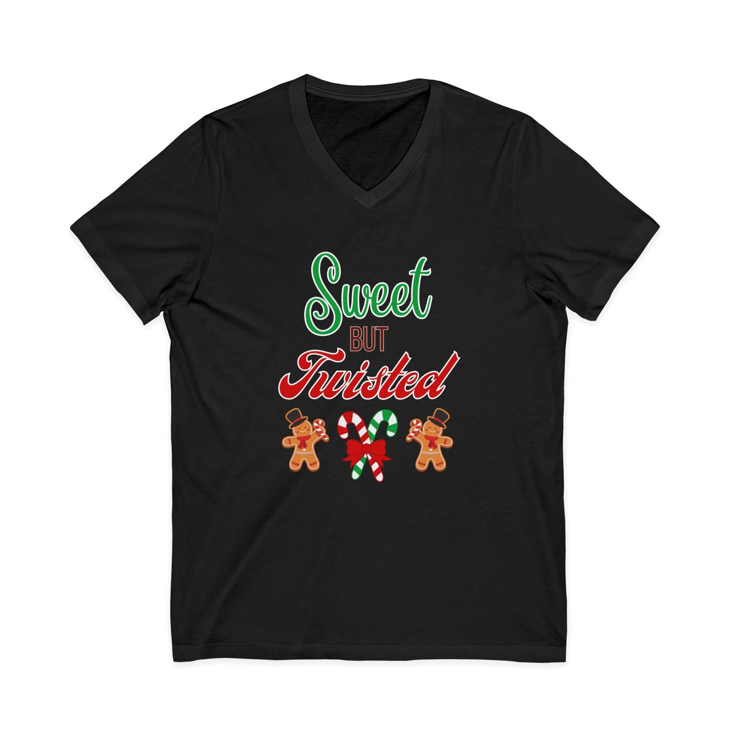 Sweet But Twisted Christmas V-Neck Tee