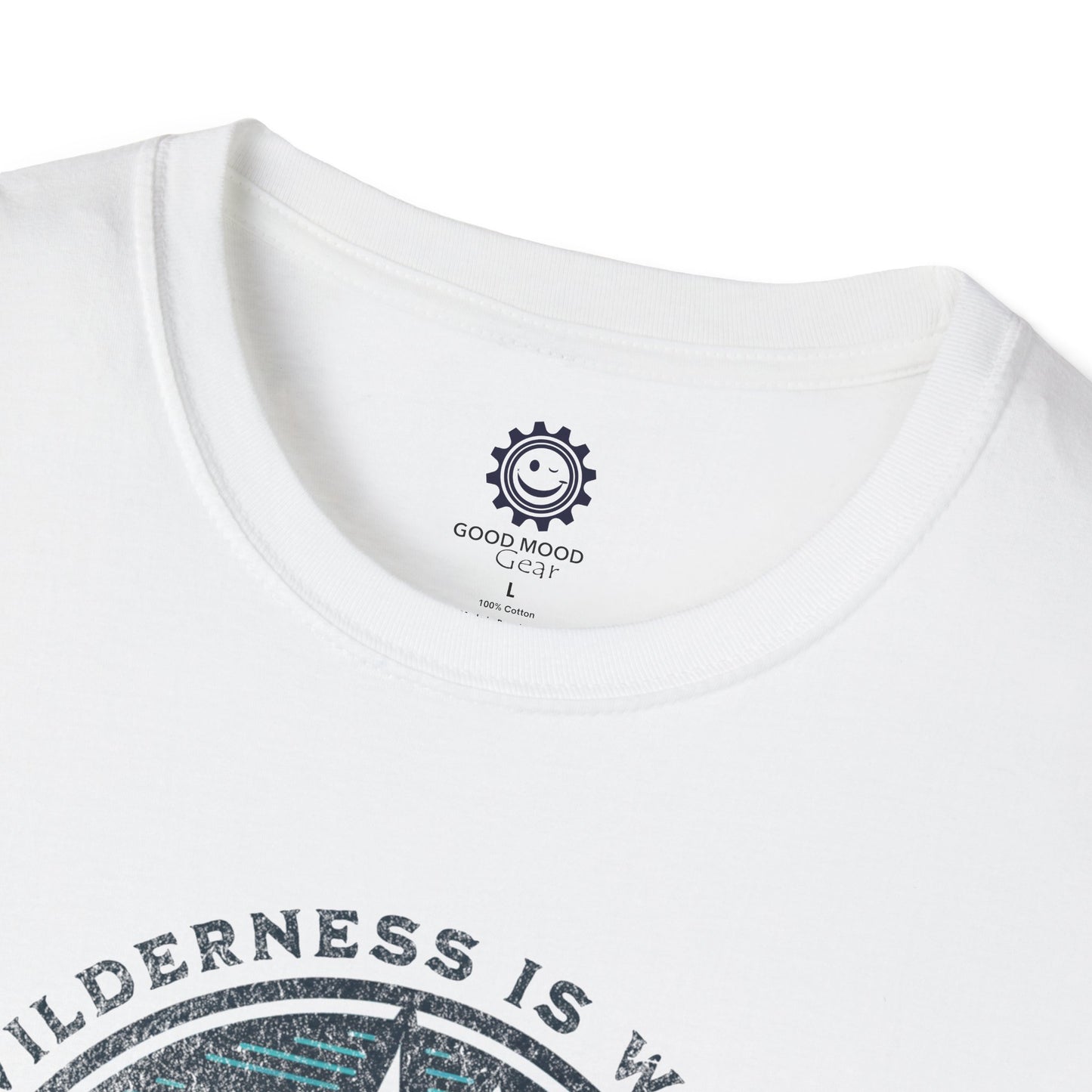 Anti-Outdoorsy Graphic Tee T-Shirt | Nature Lover Irony, Bold Print