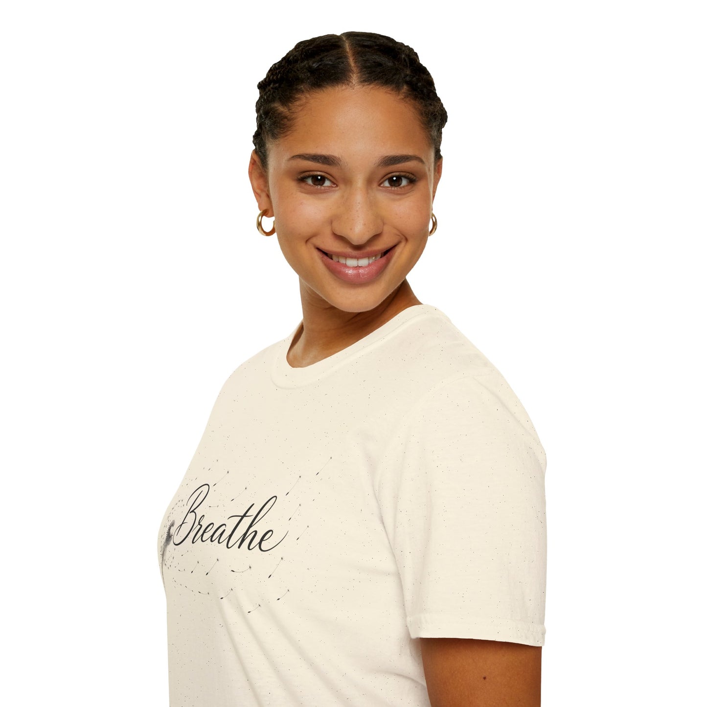 Breathe Graphic T-Shirt — Minimal Monochrome Comfort