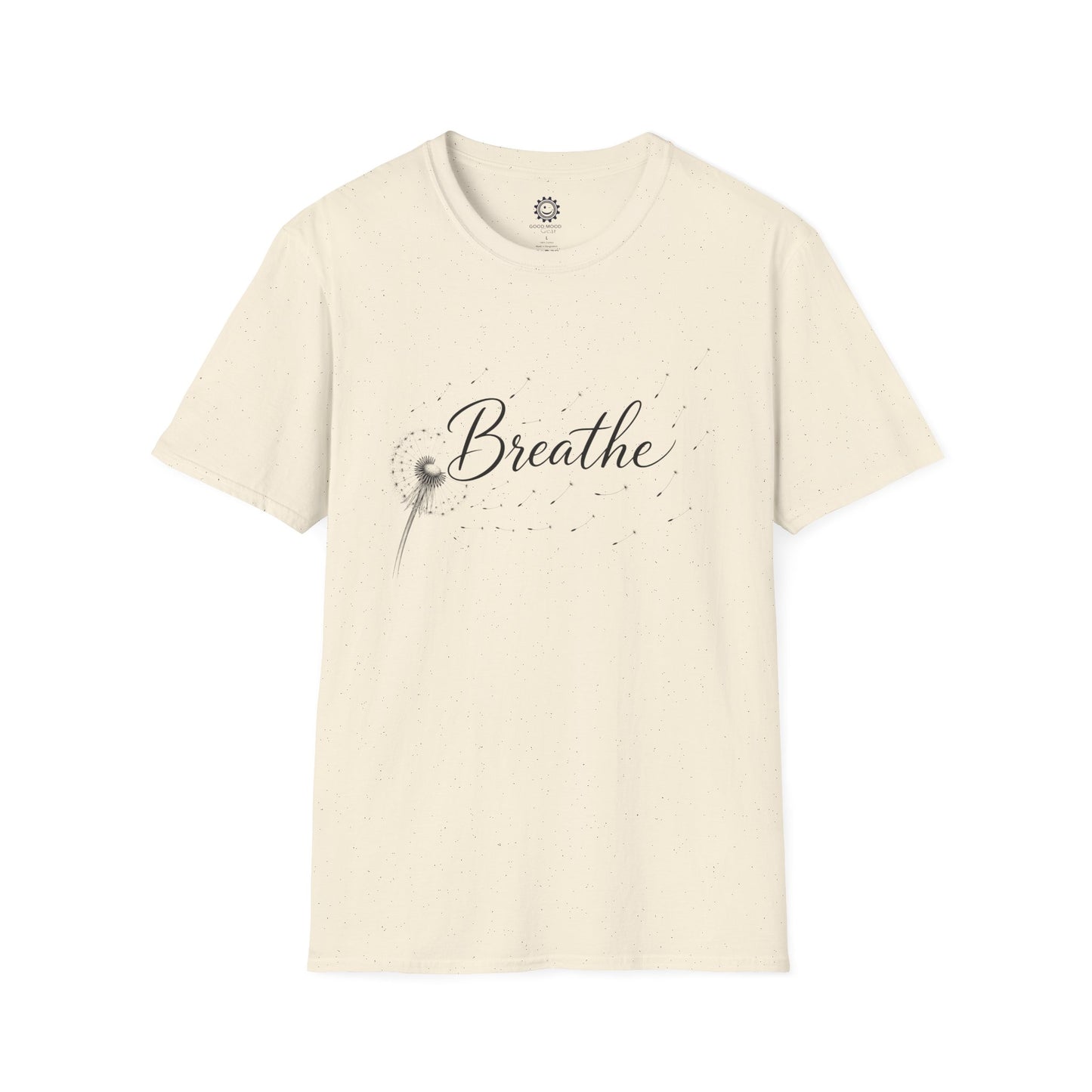 Breathe Graphic T-Shirt — Minimal Monochrome Comfort