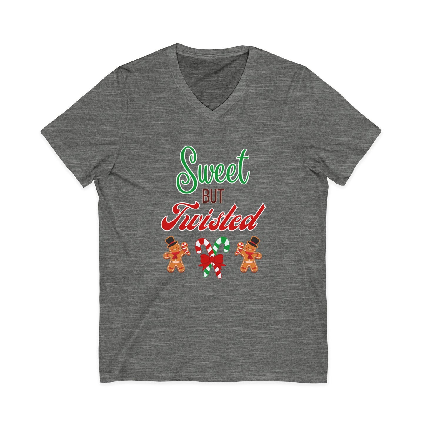 Sweet But Twisted Christmas V-Neck Tee