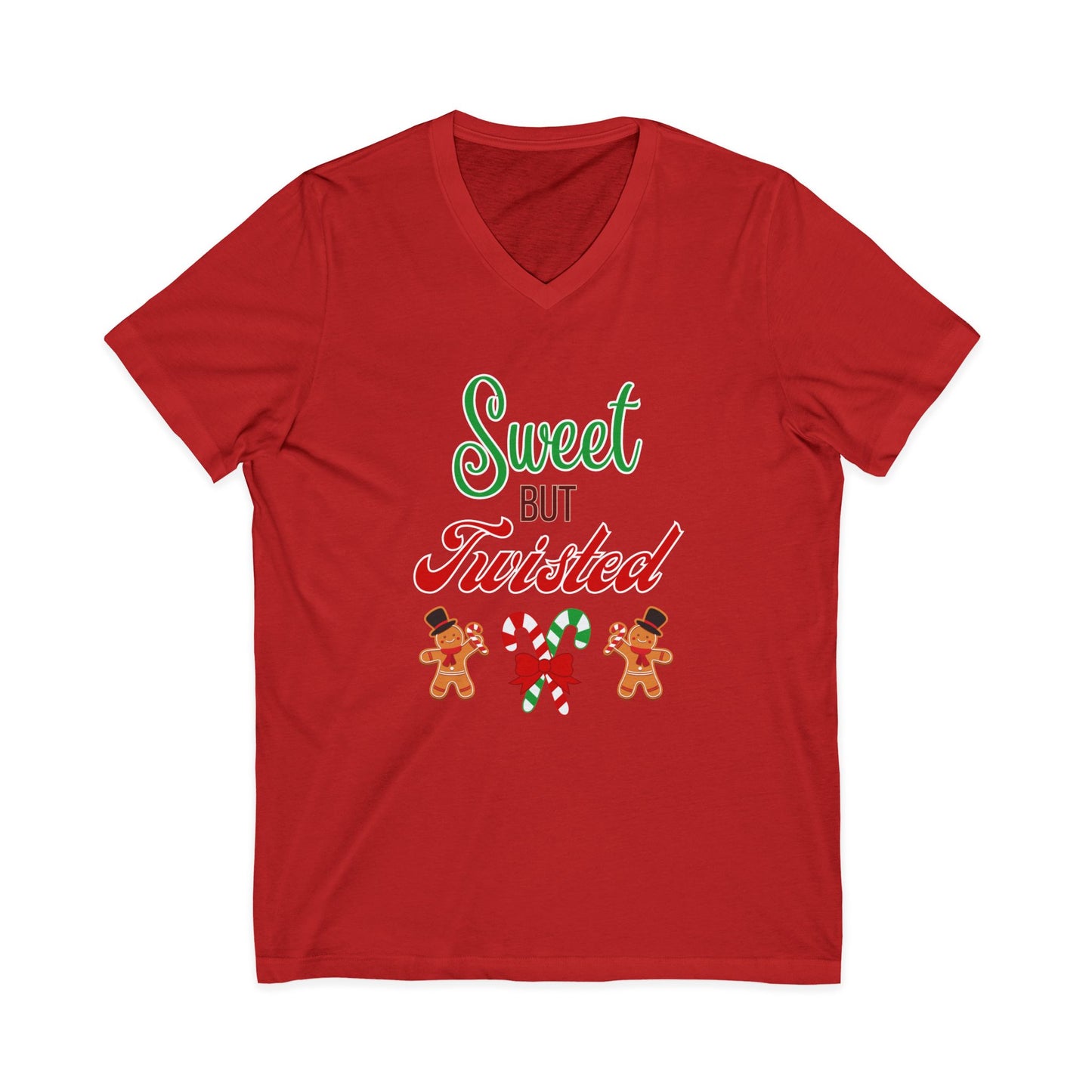 Sweet But Twisted Christmas V-Neck Tee