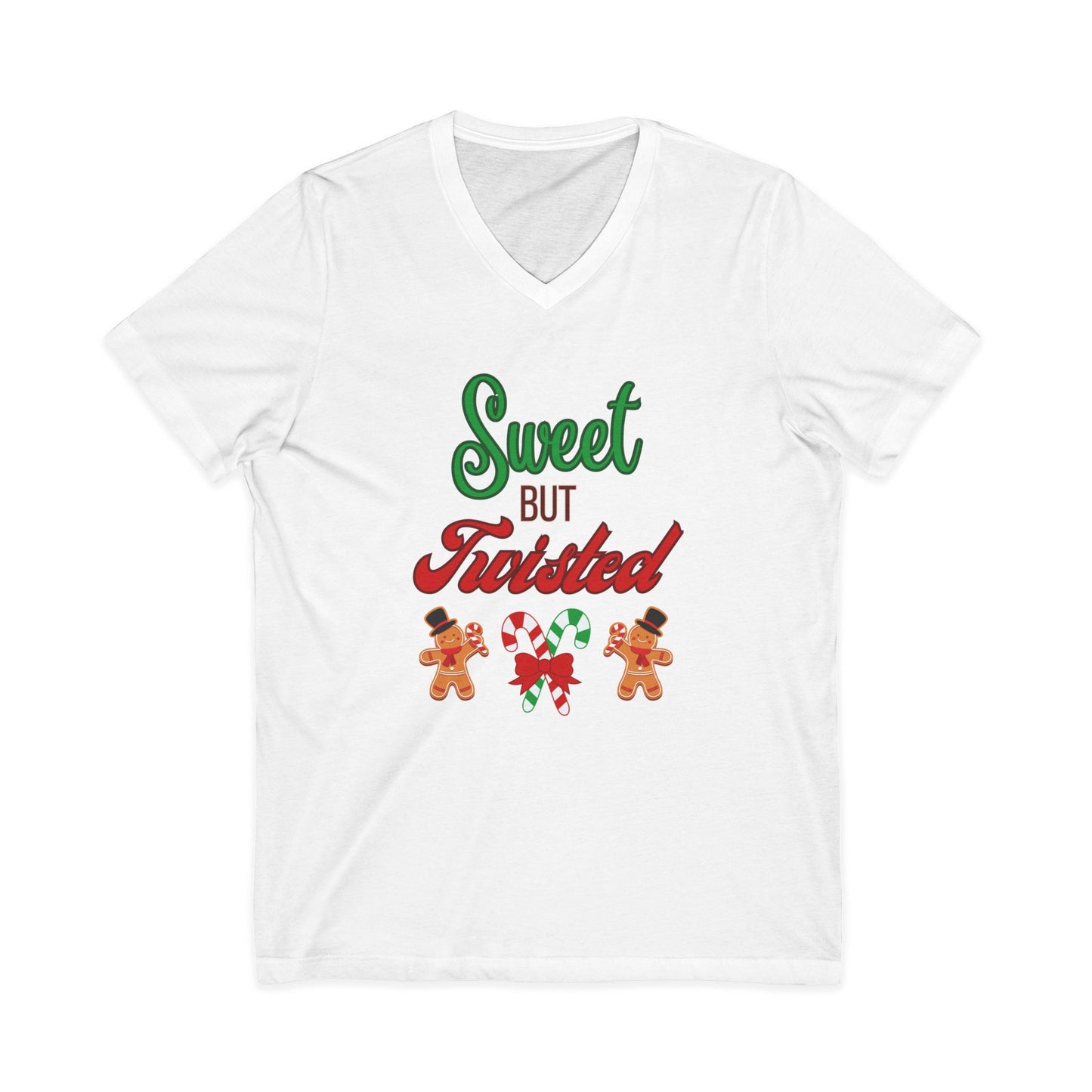 Sweet But Twisted Christmas V-Neck Tee