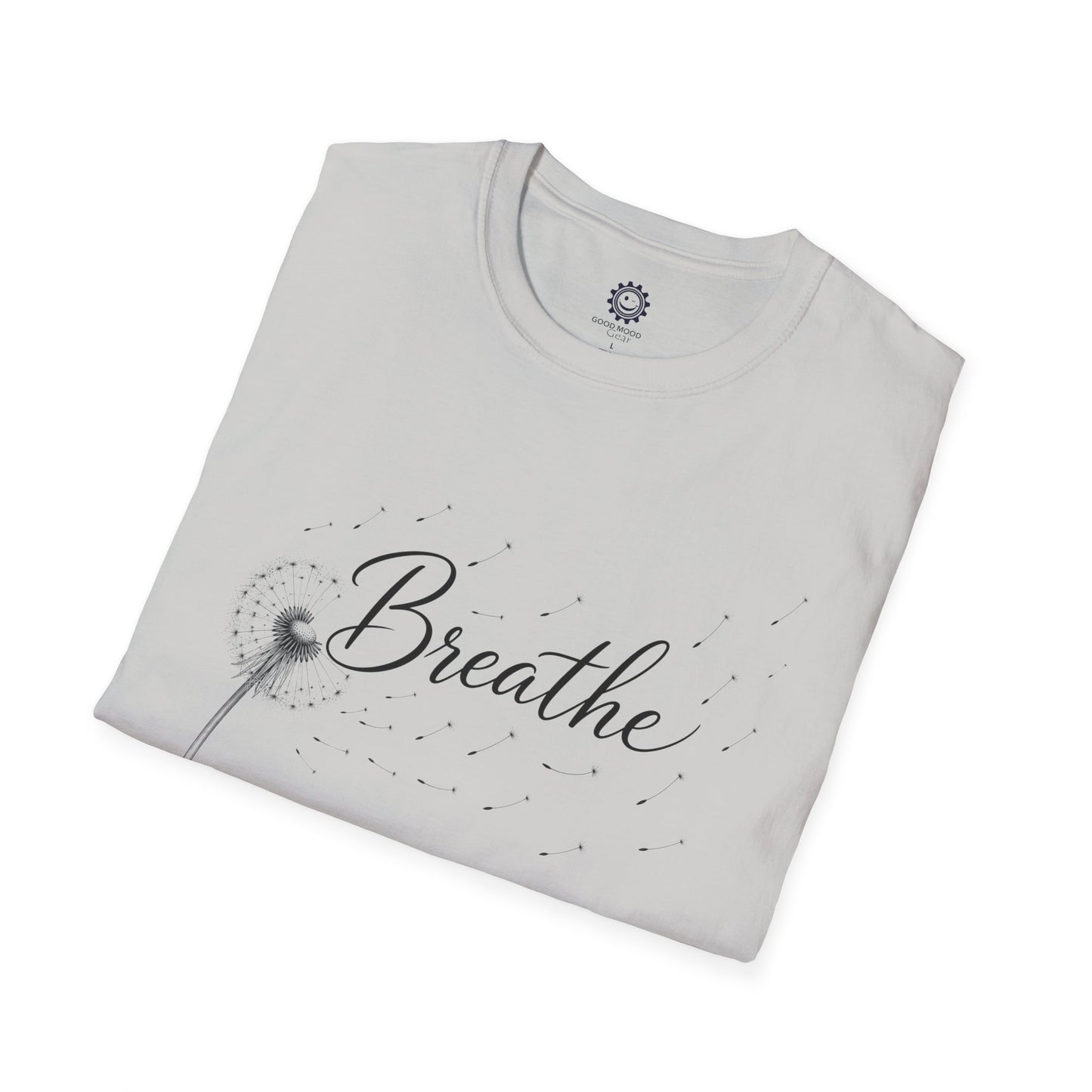 Breathe Graphic T-Shirt — Minimal Monochrome Comfort