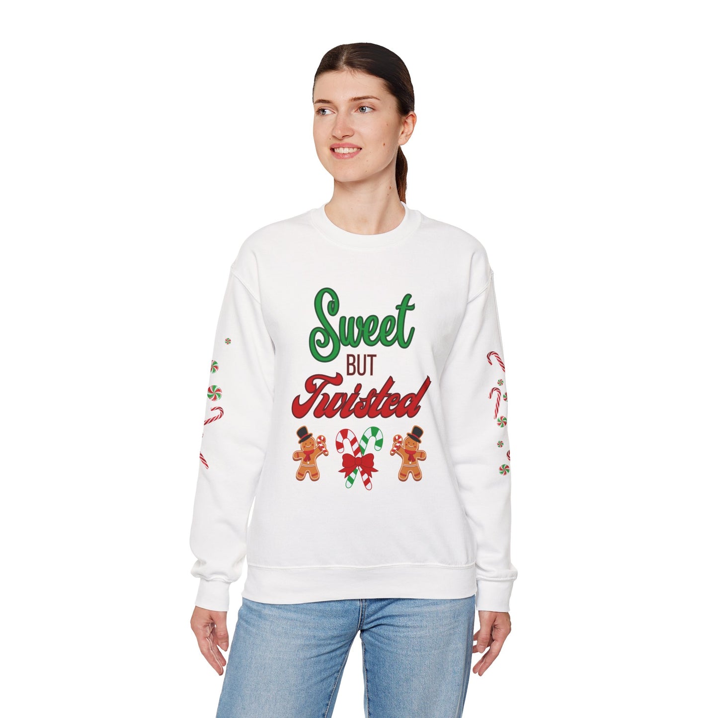 Sweet But Twisted — Christmas Crewneck Sweatshirt