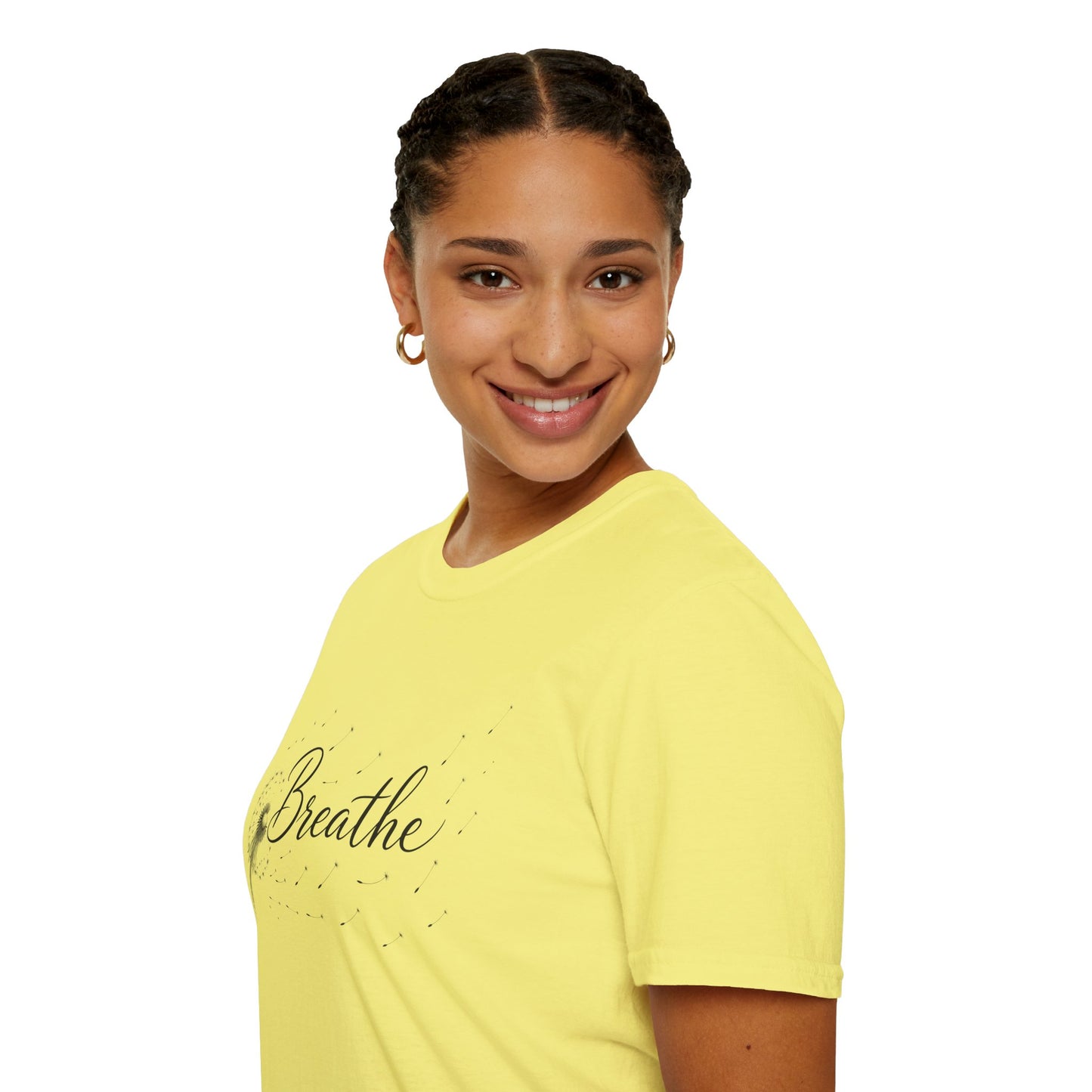 Breathe Graphic T-Shirt — Minimal Monochrome Comfort