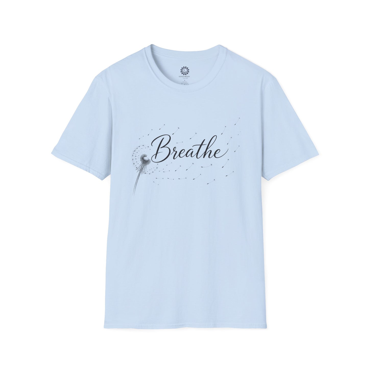 Breathe Graphic T-Shirt — Minimal Monochrome Comfort